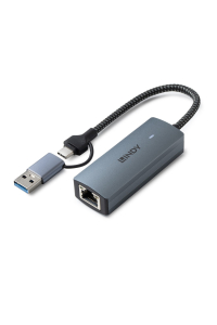 Obrázok pre Lindy 43415 rozbočovač rozhraní USB 3.2 Gen 2 (3.1 Gen 2) Type-C 5000 Mbit/s Šedá