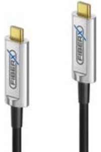 FiberX FX-I600-005 USB kabel USB 3.2 Gen 1 (3.1 Gen 1) 5 m USB C 10 Gbit/s 4,5 W Černá, Stříbrná Obrázok pre FiberX FX-I600-005 USB kabel USB 3.2 Gen 1 (3.1 Gen 1) 5 m USB C 10 Gbit/s 4,5 W Černá, Stříbrná