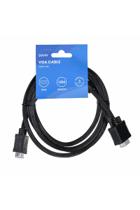 Savio Cl-202 VGA kabel 1,8 m VGA (D-Sub) Černá Obrázok pre Savio Cl-202 VGA kabel 1,8 m VGA (D-Sub) Černá