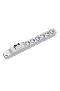 Obrázok pre Bachmann 333.411 napěťová distribuční jednotka (PDU) 6 AC zásuvky / AC zásuvek 1U Šedá, Stříbrná