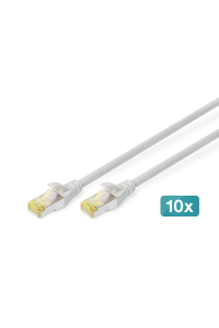 Obrázok pre Digitus DK-1644-A-030-10 síťový kabel Šedá 3 m Cat6a S/FTP (S-STP)
