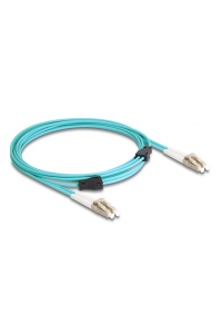 Obrázok pre DeLOCK Optickovláknový kabel s kovovým opláštěním LC Duplex na LC Duplex, multimód, OM3, 3 m