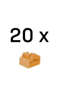 Obrázok pre Lindy 47898 blokátor portů Blokátor portu RJ-45 Oranžová ABS (akrylonitril-butadien-styren) 20 kusů