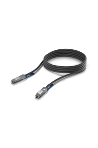 Ubiquiti UACC-DAC-QSFP28-3M InfiniBand a optický kabel Černá Obrázok pre Ubiquiti UACC-DAC-QSFP28-3M InfiniBand a optický kabel Černá