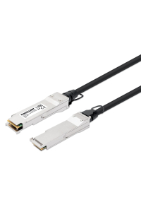 Intellinet 508513 InfiniBand a optický kabel 2 m QSFP+ Černá, Stříbrná Obrázok pre Intellinet 508513 InfiniBand a optický kabel 2 m QSFP+ Černá, Stříbrná