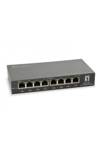 LevelOne GEP-0823 síťový přepínač Gigabit Ethernet (10/100/1000) Podpora napájení po Ethernetu (PoE) Černá Obrázok pre LevelOne GEP-0823 síťový přepínač Gigabit Ethernet (10/100/1000) Podpora napájení po Ethernetu (PoE) Černá