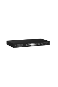 LevelOne GEP-2841 síťový přepínač Řízený L2 Gigabit Ethernet (10/100/1000) Podpora napájení po Ethernetu (PoE) 1U Černá Obrázok pre LevelOne GEP-2841 síťový přepínač Řízený L2 Gigabit Ethernet (10/100/1000) Podpora napájení po Ethernetu (PoE) 1U Černá