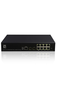 Obrázok pre LevelOne GEP-1061 síťový přepínač Řízený L2 Gigabit Ethernet (10/100/1000) Podpora napájení po Ethernetu (PoE) Černá