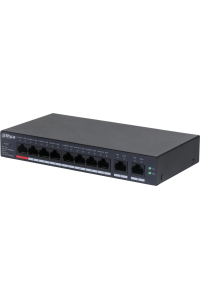 Obrázok pre Dahua Technology DH-CS4010-8GT-110 síťový přepínač Řízený L2 Gigabit Ethernet (10/100/1000) Podpora napájení po Ethernetu (PoE) Černá