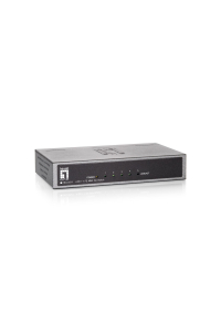 LevelOne FEU-0511 síťový přepínač Fast Ethernet (10/100) Černá, Šedá Obrázok pre LevelOne FEU-0511 síťový přepínač Fast Ethernet (10/100) Černá, Šedá