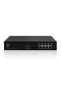 Obrázok pre LevelOne GEL-1061 síťový přepínač Řízený L2 Gigabit Ethernet (10/100/1000) Černá