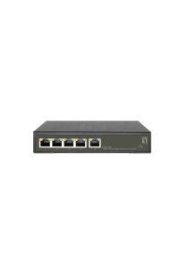LevelOne GES-2105P síťový přepínač Řízený L2 Gigabit Ethernet (10/100/1000) Podpora napájení po Ethernetu (PoE) Černá Obrázok pre LevelOne GES-2105P síťový přepínač Řízený L2 Gigabit Ethernet (10/100/1000) Podpora napájení po Ethernetu (PoE) Černá