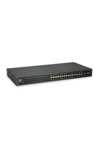 LevelOne GEP-2652 síťový přepínač Řízený L2 Gigabit Ethernet (10/100/1000) Podpora napájení po Ethernetu (PoE) Šedá Obrázok pre LevelOne GEP-2652 síťový přepínač Řízený L2 Gigabit Ethernet (10/100/1000) Podpora napájení po Ethernetu (PoE) Šedá