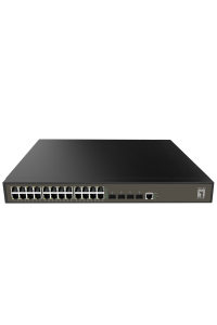Obrázok pre LevelOne GEL-2871 síťový přepínač Řízený L2+ Gigabit Ethernet (10/100/1000) 1U Černá