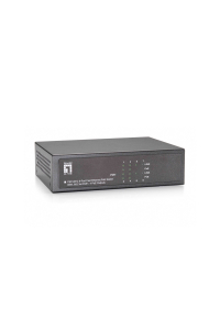 Obrázok pre LevelOne FEP-0812 síťový přepínač Fast Ethernet (10/100) Podpora napájení po Ethernetu (PoE) Černá