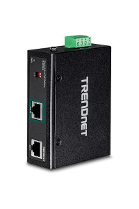 Obrázok pre Trendnet TI-SG104 síťový splitter Podpora napájení po Ethernetu (PoE) Černá