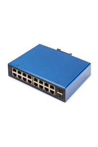 Obrázok pre Digitus DN-651158 síťový přepínač Řízený L2 Gigabit Ethernet (10/100/1000) Černá, Modrá
