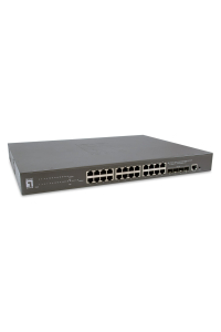 Obrázok pre LevelOne GTP-2871 síťový přepínač Řízený L3 Gigabit Ethernet (10/100/1000) Podpora napájení po Ethernetu (PoE) Šedá