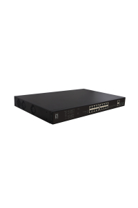 Obrázok pre LevelOne FGP-2031 síťový přepínač Nespravované Fast Ethernet (10/100) Podpora napájení po Ethernetu (PoE) 1U Černá
