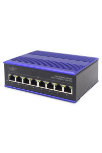 Obrázok pre ASSMANN Electronic DN-650106 síťový přepínač Fast Ethernet (10/100) Černá, Modrá