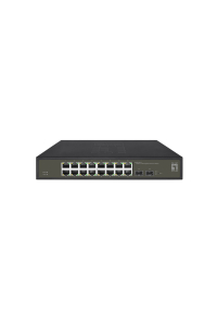 Obrázok pre LevelOne GES-2118 síťový přepínač Řízený L2 Gigabit Ethernet (10/100/1000) Černá