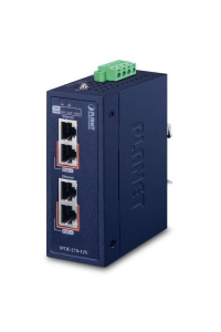 Obrázok pre PLANET IPOE-270-12V síťový přepínač Podpora napájení po Ethernetu (PoE) Modrá