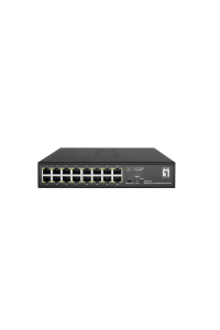 Obrázok pre LevelOne GES-2216 síťový přepínač Řízený L2 Gigabit Ethernet (10/100/1000) Černá