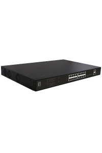 LevelOne GEP-2021 síťový přepínač Nespravované Gigabit Ethernet (10/100/1000) Podpora napájení po Ethernetu (PoE) 1U Černá Obrázok pre LevelOne GEP-2021 síťový přepínač Nespravované Gigabit Ethernet (10/100/1000) Podpora napájení po Ethernetu (PoE) 1U Černá