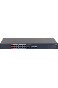 Obrázok pre Dahua Technology CS4220-16GT-135 síťový přepínač Řízený L2 Gigabit Ethernet (10/100/1000) Podpora napájení po Ethernetu (PoE) Černá