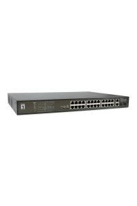 Obrázok pre LevelOne FGP-2831 síťový přepínač Nespravované Fast Ethernet (10/100) Podpora napájení po Ethernetu (PoE) 1U Černá