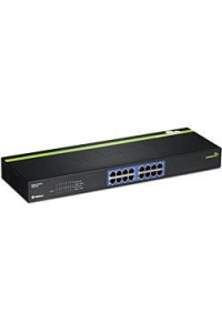 Trendnet TEG-S16G síťový přepínač Nespravované Černá Obrázok pre Trendnet TEG-S16G síťový přepínač Nespravované Černá