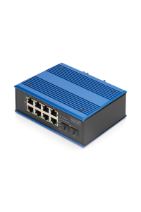 Digitus DN-651151 síťový přepínač Nespravované Gigabit Ethernet (10/100/1000) Podpora napájení po Ethernetu (PoE) Černá, Modrá Obrázok pre Digitus DN-651151 síťový přepínač Nespravované Gigabit Ethernet (10/100/1000) Podpora napájení po Ethernetu (PoE) Černá, Modrá
