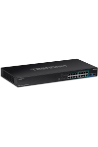 Obrázok pre Trendnet TPE-BG182G síťový přepínač Nespravované Gigabit Ethernet (10/100/1000) Podpora napájení po Ethernetu (PoE) 1U Černá