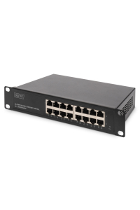 Digitus DN-80115-1 síťový přepínač Nespravované Gigabit Ethernet (10/100/1000) 1U Šedá Obrázok pre Digitus DN-80115-1 síťový přepínač Nespravované Gigabit Ethernet (10/100/1000) 1U Šedá