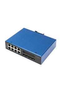 Digitus DN-651161 síťový přepínač Řízený L2/L3 Gigabit Ethernet (10/100/1000) Podpora napájení po Ethernetu (PoE) Černá, Modrá Obrázok pre Digitus DN-651161 síťový přepínač Řízený L2/L3 Gigabit Ethernet (10/100/1000) Podpora napájení po Ethernetu (PoE) Černá, Modrá