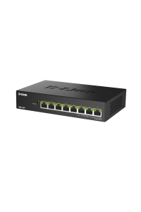 Obrázok pre D-Link DMS-108P/E síťový přepínač Nespravované 2.5G Ethernet (100/1000/2500) Podpora napájení po Ethernetu (PoE) Černá