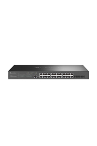 TP-Link Omada SG3428XMP síťový přepínač Řízený L2+ Gigabit Ethernet (10/100/1000) Podpora napájení po Ethernetu (PoE) 1U Černá Obrázok pre TP-Link Omada SG3428XMP síťový přepínač Řízený L2+ Gigabit Ethernet (10/100/1000) Podpora napájení po Ethernetu (PoE) 1U Černá