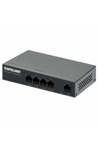Intellinet 561792 síťový přepínač Gigabit Ethernet (10/100/1000) Podpora napájení po Ethernetu (PoE) Černá Obrázok pre Intellinet 561792 síťový přepínač Gigabit Ethernet (10/100/1000) Podpora napájení po Ethernetu (PoE) Černá