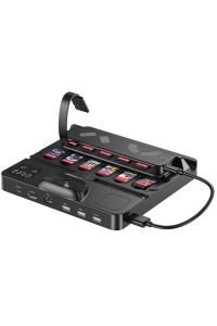 Charging station for Switch w/ switch & card rdr Obrázok pre Charging station for Switch w/ switch & card rdr