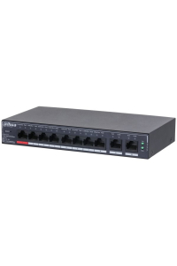 Dahua Technology SG4010P síťový přepínač Řízený L2 Gigabit Ethernet (10/100/1000) Podpora napájení po Ethernetu (PoE) Černá Obrázok pre Dahua Technology SG4010P síťový přepínač Řízený L2 Gigabit Ethernet (10/100/1000) Podpora napájení po Ethernetu (PoE) Černá