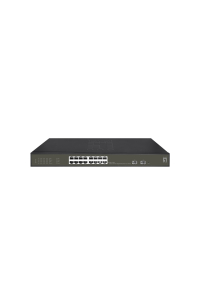 LevelOne GES-2118P síťový přepínač Řízený L2 Gigabit Ethernet (10/100/1000) Podpora napájení po Ethernetu (PoE) Černá Obrázok pre LevelOne GES-2118P síťový přepínač Řízený L2 Gigabit Ethernet (10/100/1000) Podpora napájení po Ethernetu (PoE) Černá