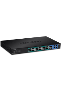 Trendnet TPE-5028WS síťový přepínač Řízený Gigabit Ethernet (10/100/1000) Podpora napájení po Ethernetu (PoE) 1U Černá Obrázok pre Trendnet TPE-5028WS síťový přepínač Řízený Gigabit Ethernet (10/100/1000) Podpora napájení po Ethernetu (PoE) 1U Černá