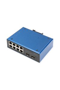 Digitus DN-651147 síťový přepínač Nespravované Fast Ethernet (10/100) Podpora napájení po Ethernetu (PoE) Černá, Modrá Obrázok pre Digitus DN-651147 síťový přepínač Nespravované Fast Ethernet (10/100) Podpora napájení po Ethernetu (PoE) Černá, Modrá