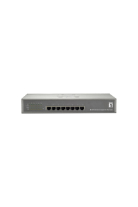 LevelOne GEP-0822 síťový přepínač Gigabit Ethernet (10/100/1000) Podpora napájení po Ethernetu (PoE) Šedá Obrázok pre LevelOne GEP-0822 síťový přepínač Gigabit Ethernet (10/100/1000) Podpora napájení po Ethernetu (PoE) Šedá