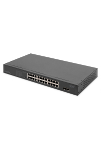 Digitus DN-95348-2 síťový přepínač Nespravované Gigabit Ethernet (10/100/1000) Podpora napájení po Ethernetu (PoE) 1U Šedá Obrázok pre Digitus DN-95348-2 síťový přepínač Nespravované Gigabit Ethernet (10/100/1000) Podpora napájení po Ethernetu (PoE) 1U Šedá