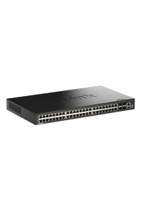 Obrázok pre D-Link DGS-1530-52P/E síťový přepínač Řízený L2 Gigabit Ethernet (10/100/1000) Podpora napájení po Ethernetu (PoE) Černá