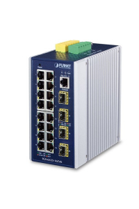 Obrázok pre PLANET IGS-6325-16T4S síťový přepínač Řízený L3 Gigabit Ethernet (10/100/1000) Modrá, Šedá