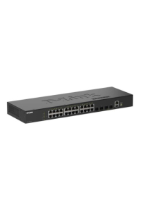 Obrázok pre D-Link DGS-1530-28/E síťový přepínač Řízený L2 Gigabit Ethernet (10/100/1000) Černá