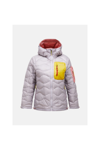 Kurtka puchowa damska Peak Performance Helium Utility Down Hood Jacket - misty lavender/canary lime rozmiar: s Obrázok pre Kurtka puchowa damska Peak Performance Helium Utility Down Hood Jacket - misty lavender/canary lime rozmiar: s