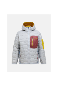 Kurtka puchowa męska PEAK PERFORMANCE M Helium Utility Down Hood Jacket kolor szary - M Obrázok pre Kurtka puchowa męska PEAK PERFORMANCE M Helium Utility Down Hood Jacket kolor szary - M